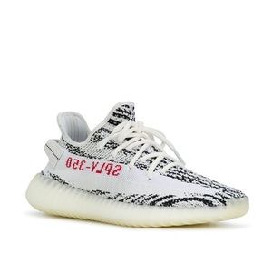 YEEZY BOOST 350 V2 WHITE/CORE BLACK/RED SIZE 8